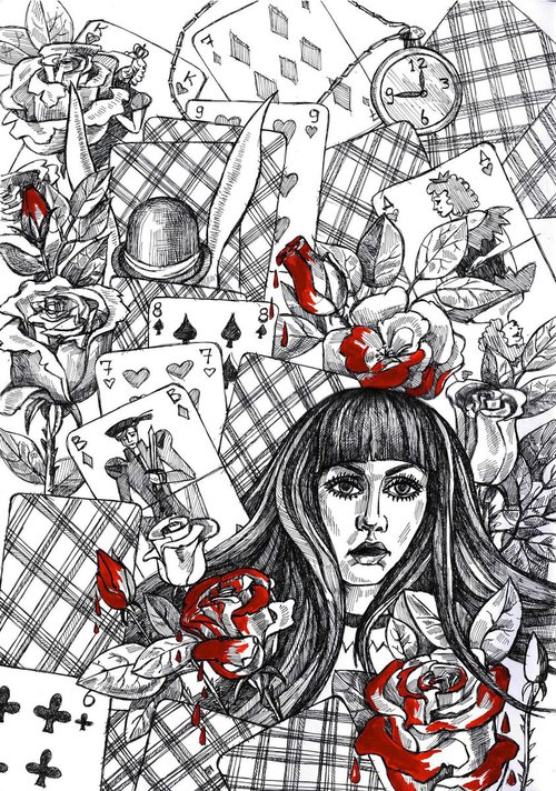 Alice in Wonderland by Kateryna Bortsova
