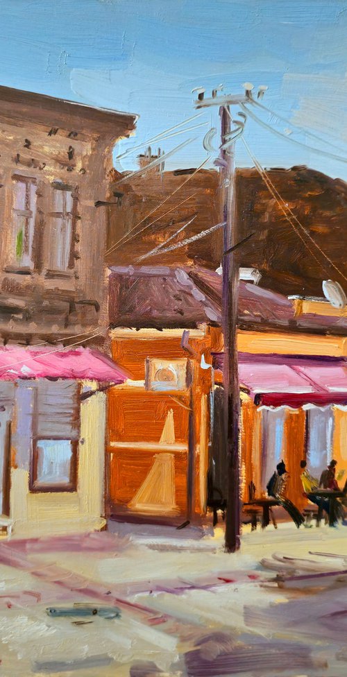 The old street by Joan Mato