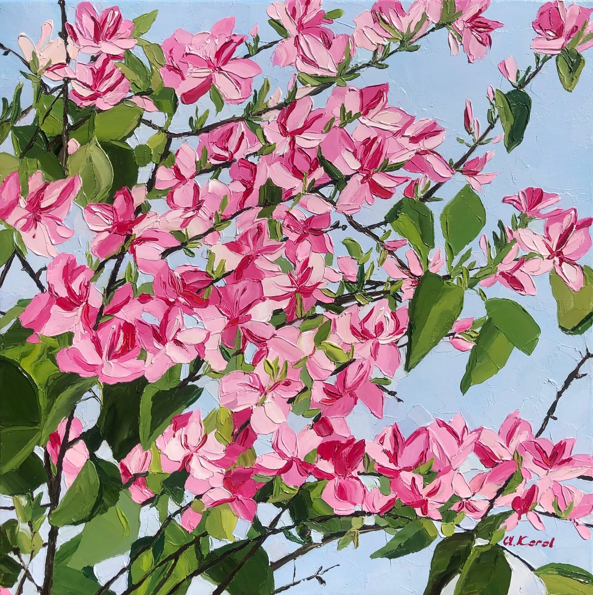 Pink blossom by Ulyana Korol