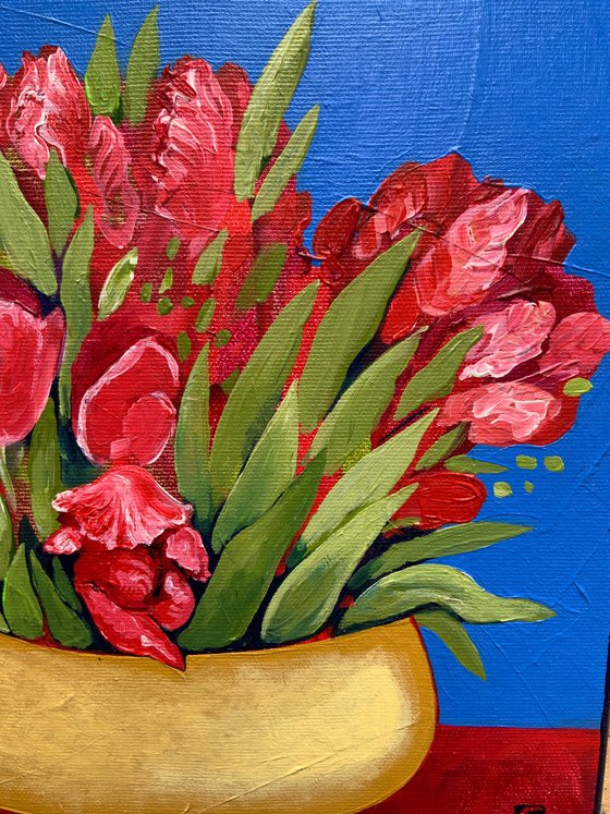 Red tulips