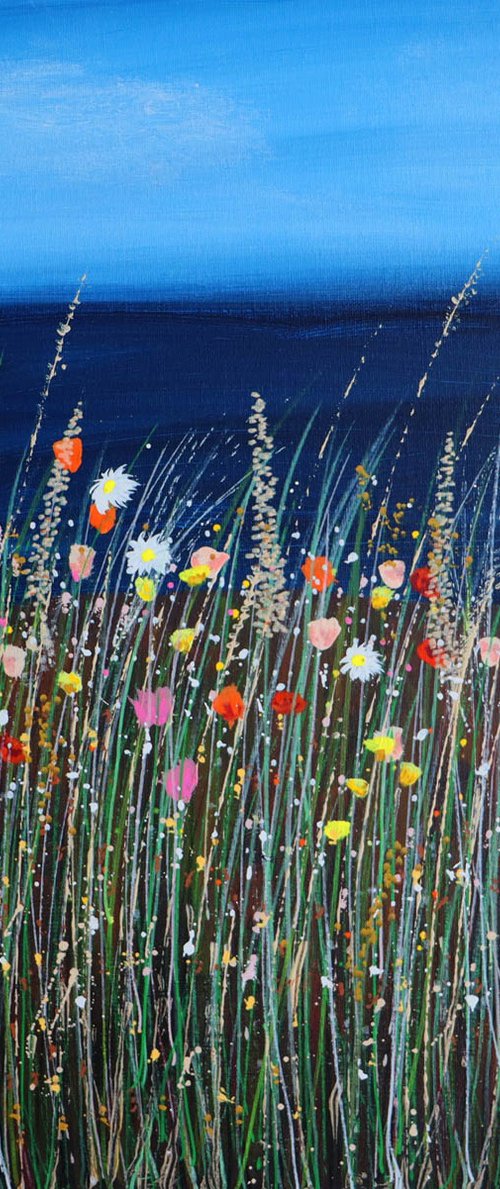 Wildflower Meadow 31 by Roz Edwards