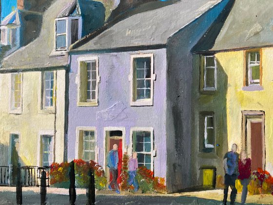Scottish Houses In The Sun