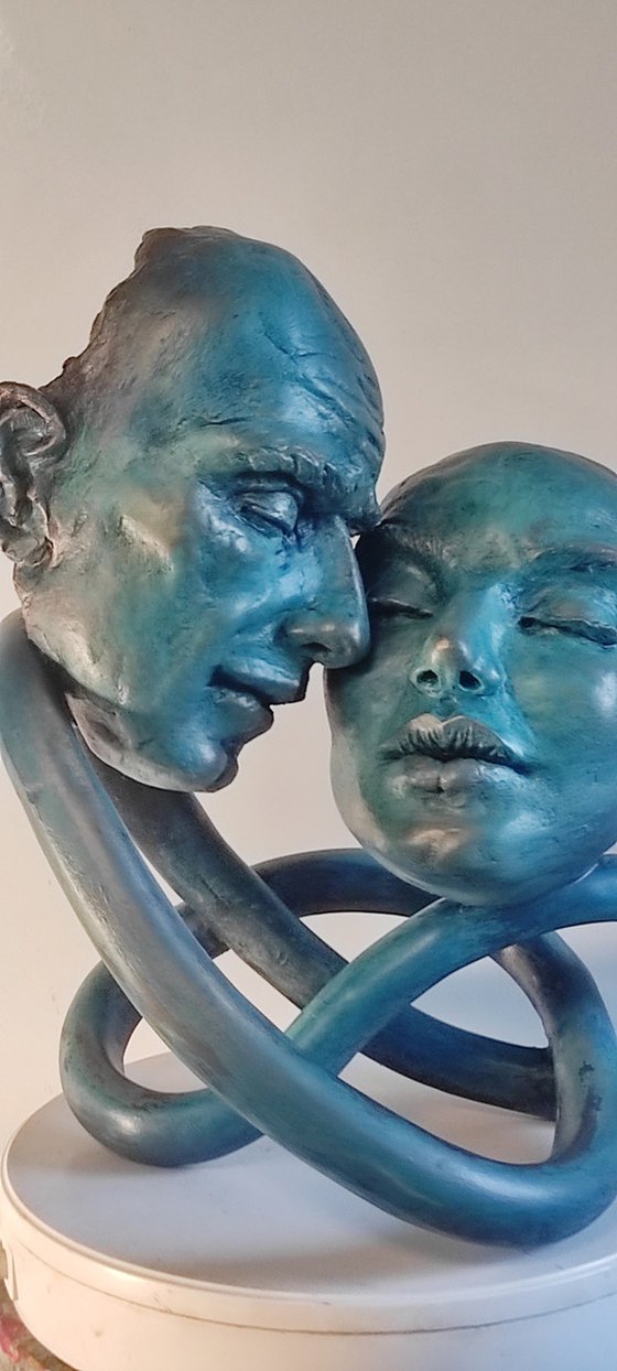 "Endless Love" unique mixedmedia sculpture