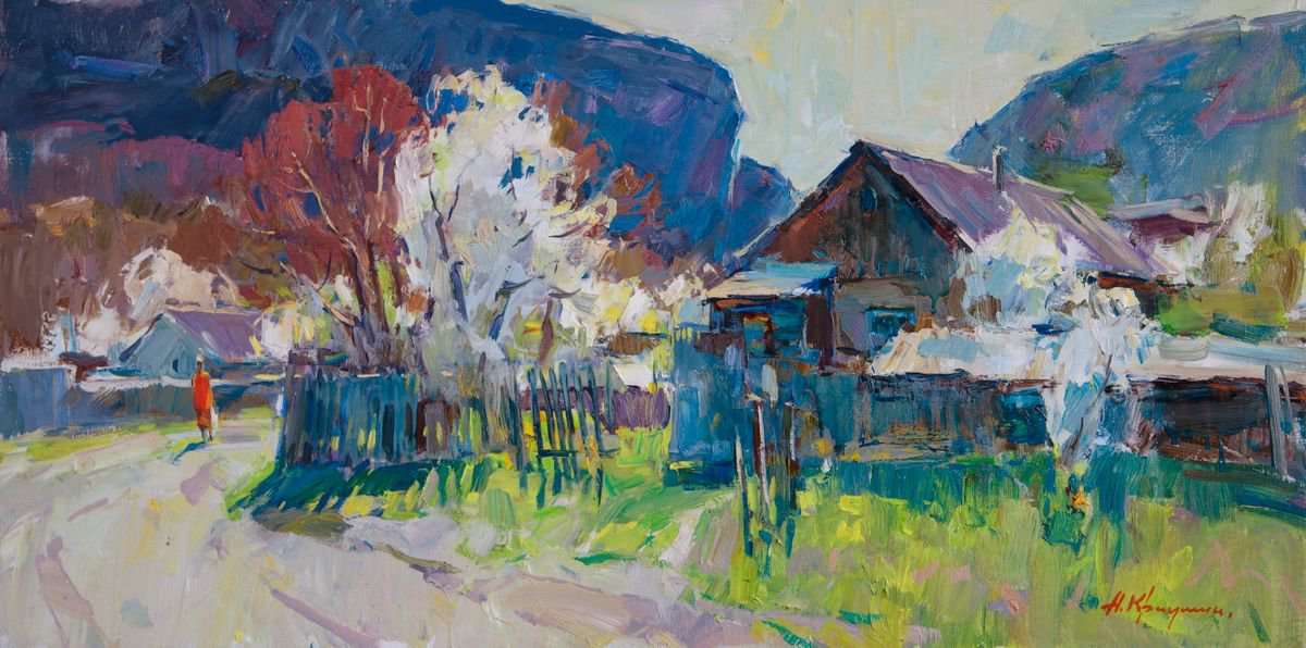 Spring Afternoon By Aleksandr Kryushyn, 39 X 20, Artwork For Sale On Artfinder