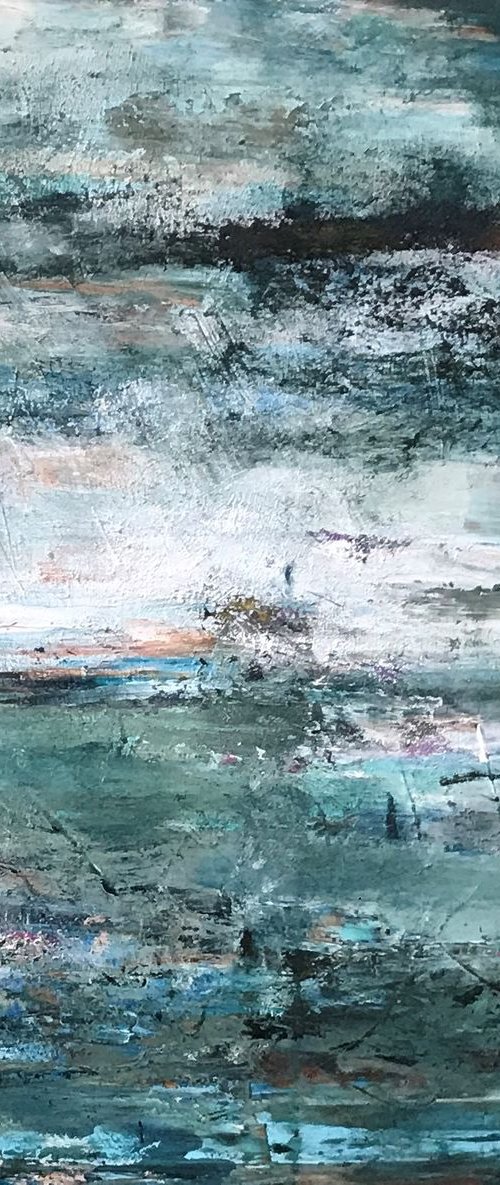Seascape in mint 2 by Tiny de Bruin