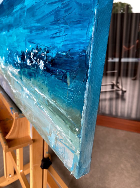 Abstract Turquoise Ocean