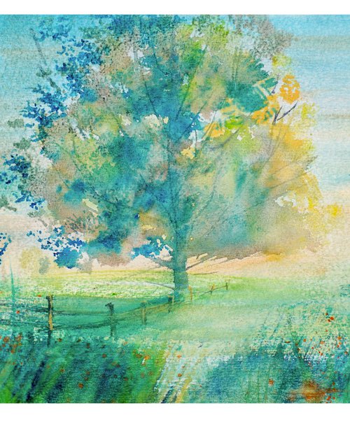 A country scene by Yulia Schuster