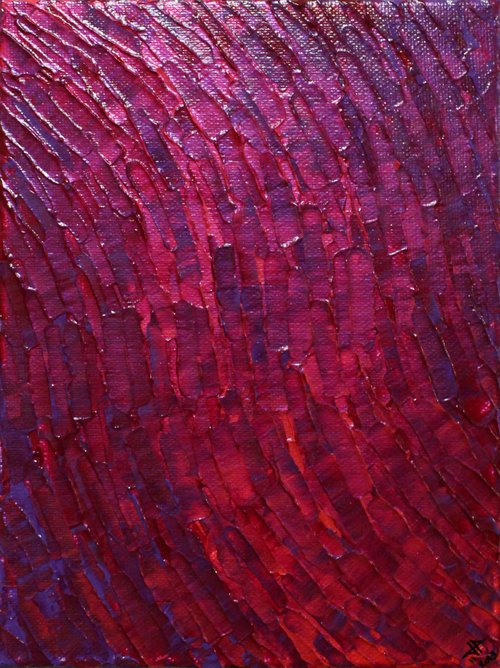 Texture movement / Purple Red by Jonathan Pradillon