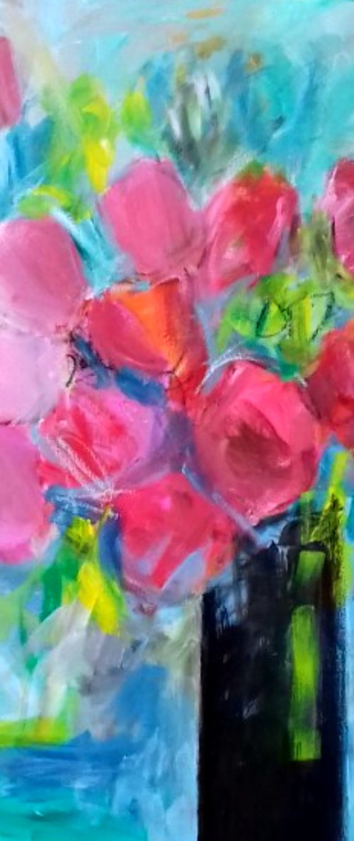 A Red Bouquet III by Jan Rippingham