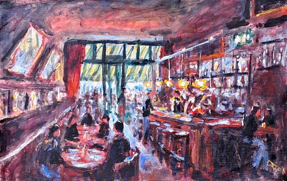  Dutch Bar By Dimitris Voyiazoglou, 20 X 14, Artwork For Sale On Artfinder