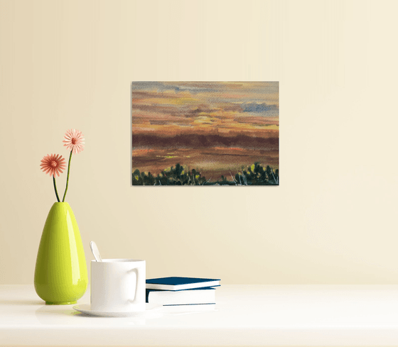 Hartland moor sunset, Dorset