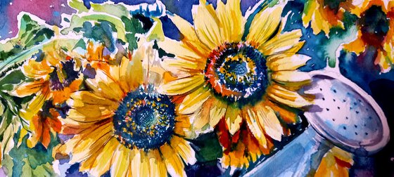 Sunflowers still life II
