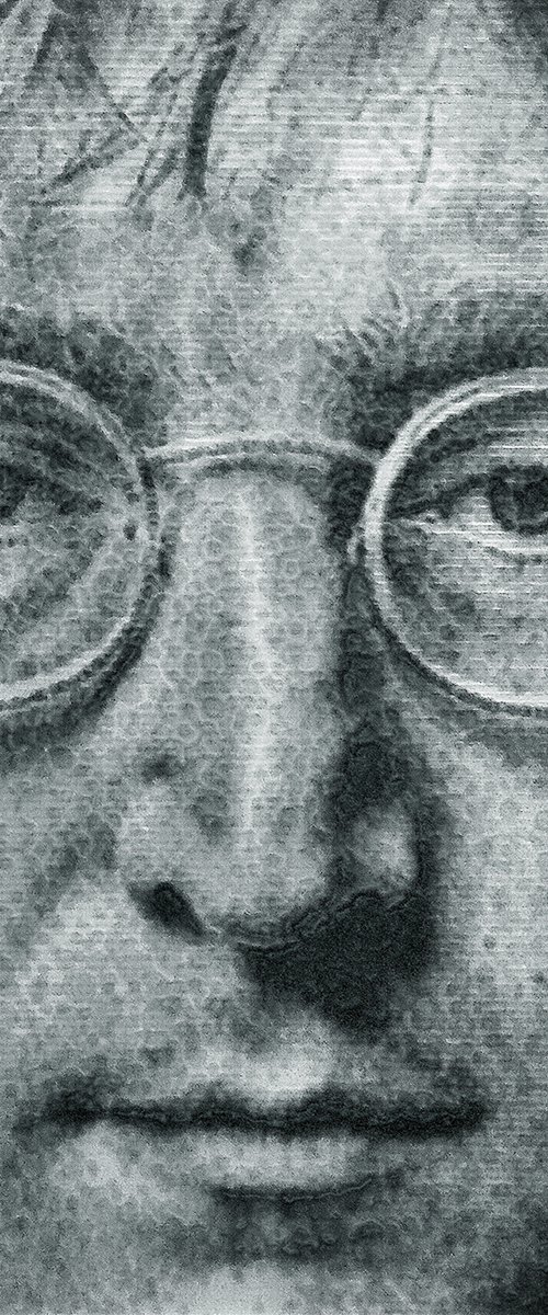 Portrait of John Lennon by Josep Mora