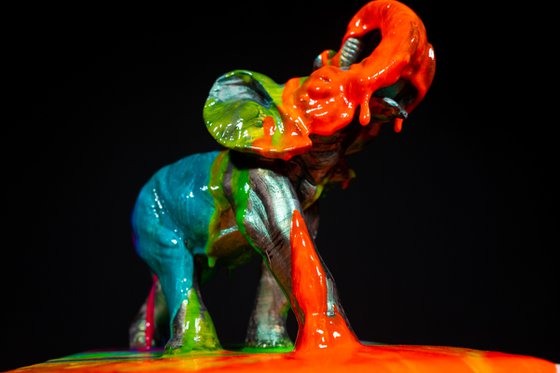 Elephant in color Lava