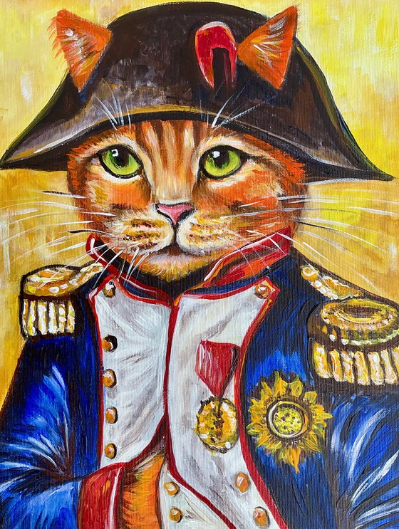 Ginger cat Napoleon Bonaparte