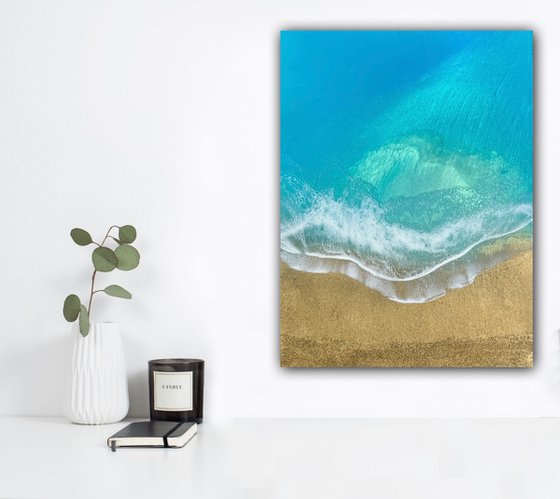 Peaceful beach - Ocean painting