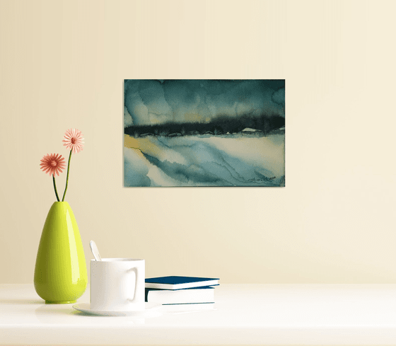 Abstract winter landscape