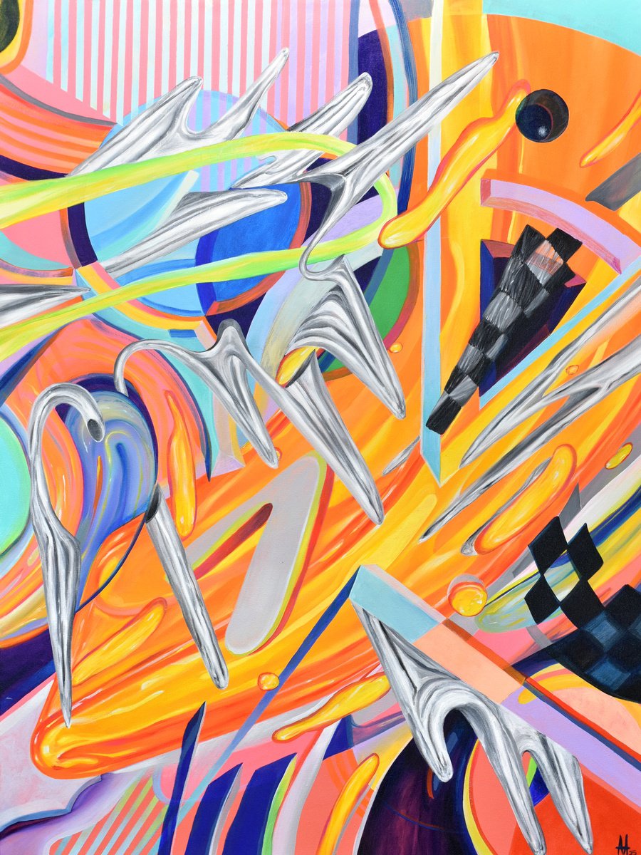 Flares By Andres Alvarez, 36 X 48, Artwork For Sale On Artfinder