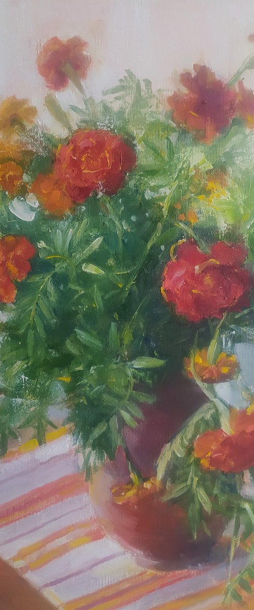 Marigolds by Valentina Andrukhova