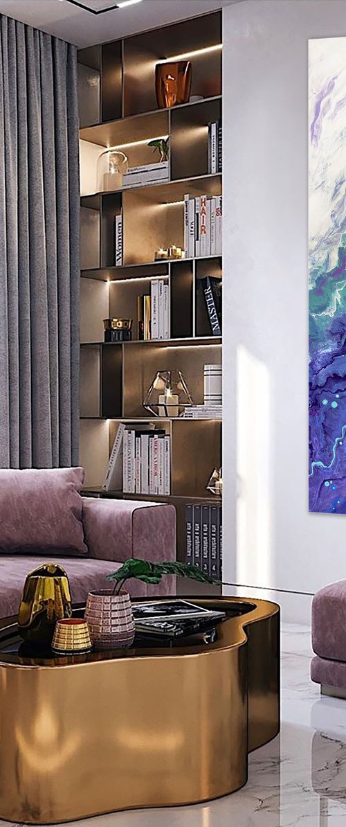 Abstract Painting 2105 XXXL art, large acrylic painting, contemporary art, home decor office art, by Alexandra Dobreikin