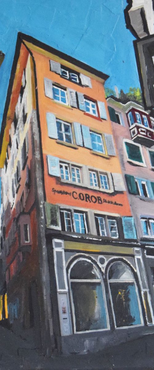 Zurich, Old Town by Andrew  Reid Wildman