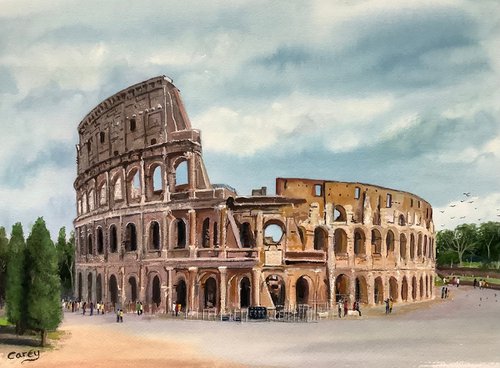 Roman colosseum by Darren Carey