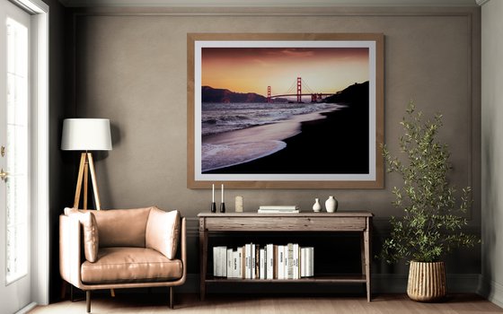 DAWN AT THE GOLDEN GATE