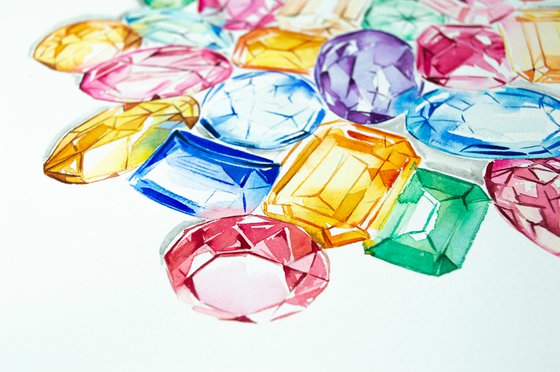 Colourful gemstones