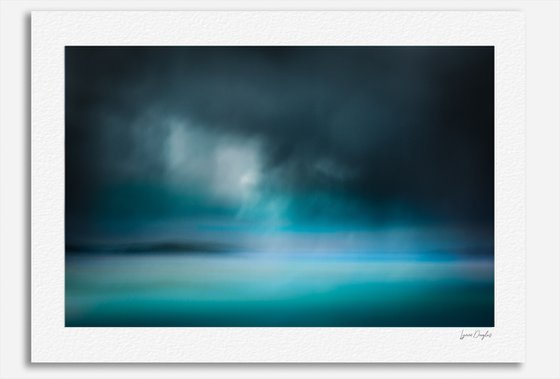 Cerulean Skies - Large Teal Seascape