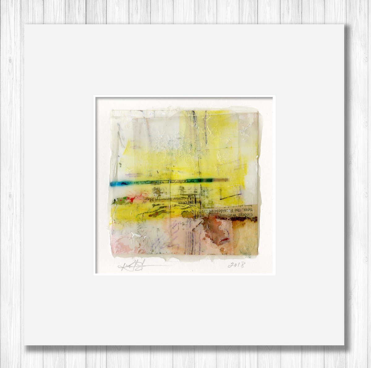 Mixed Media Abstract 3 - Abstract Painting by Kathy Morton Stanion by Kathy Morton Stanion