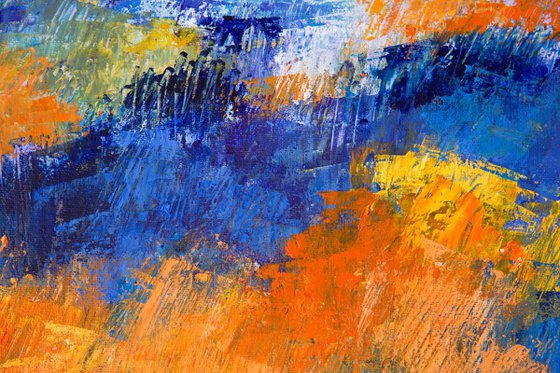 Blue-Orange Landscape