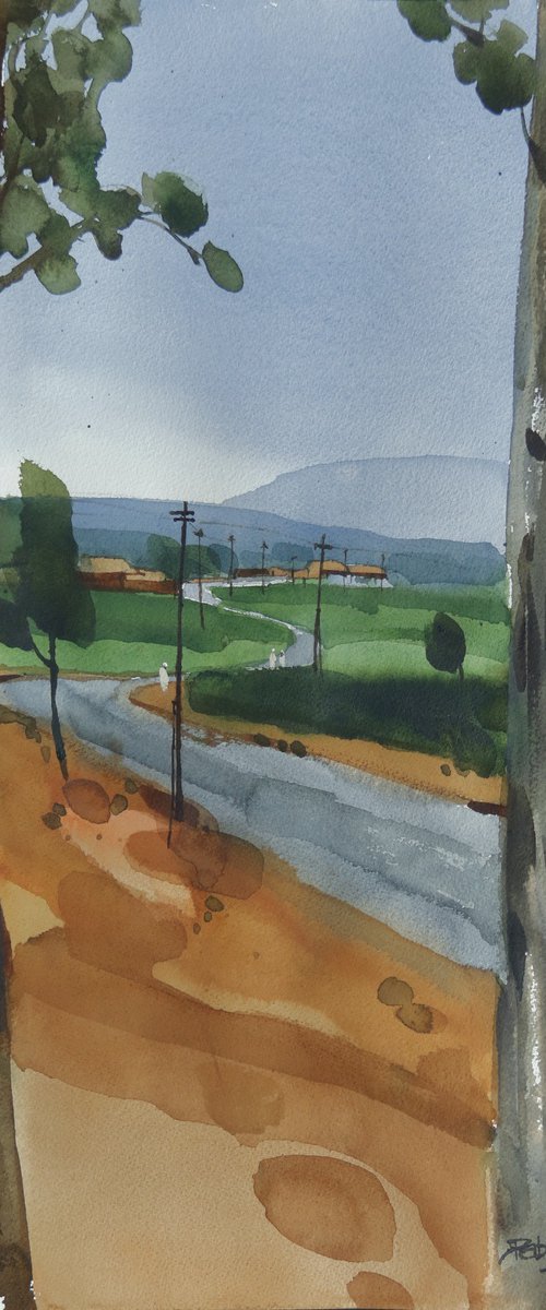 Through the trees, path beyond by Prashant Prabhu