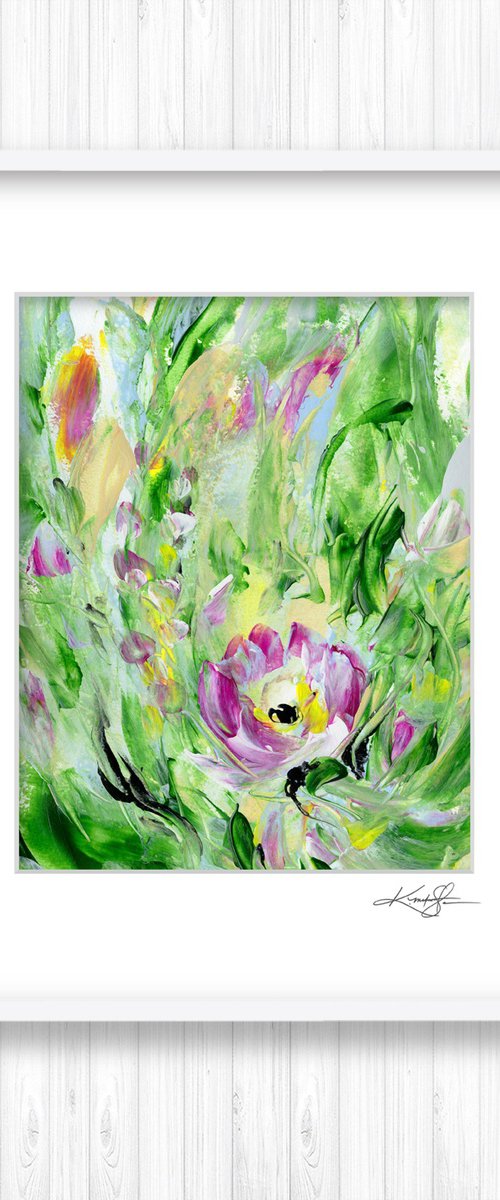 Floral Jubilee 3 - Flower Painting by Kathy Morton Stanion by Kathy Morton Stanion