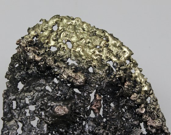 Metal Face Sculpture “Le Blond”