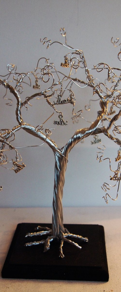 Valentines, Silver tree by Steph Morgan