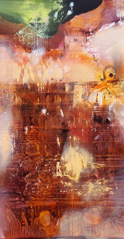 Even the sands from Persia can tell stories Ancient memory mindscape by painter O KLOSKA by Kloska Ovidiu