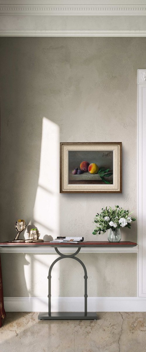 peaches and figs by Davit Davtyan