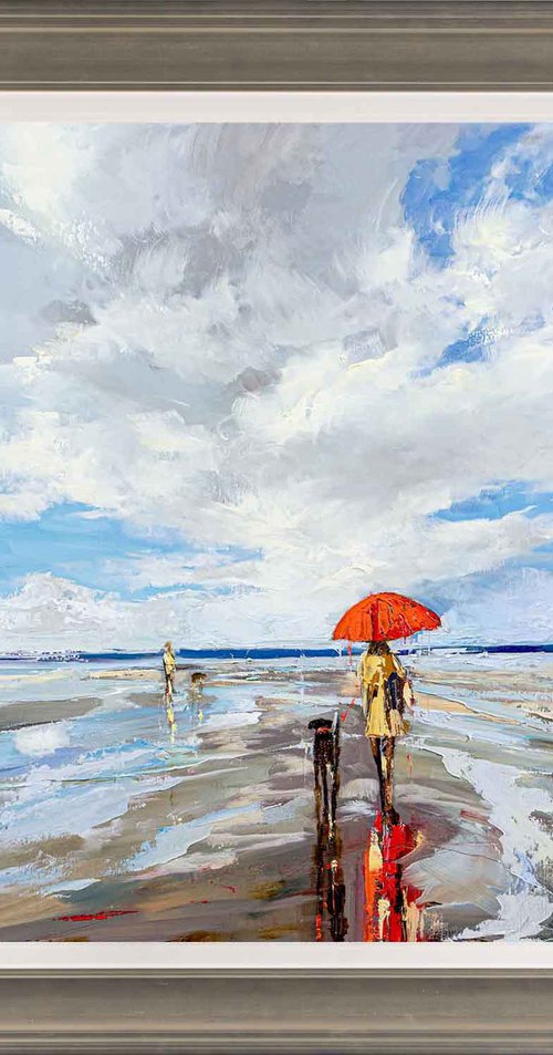 'MY RED UMBRELLA' by Ewa Czarniecka