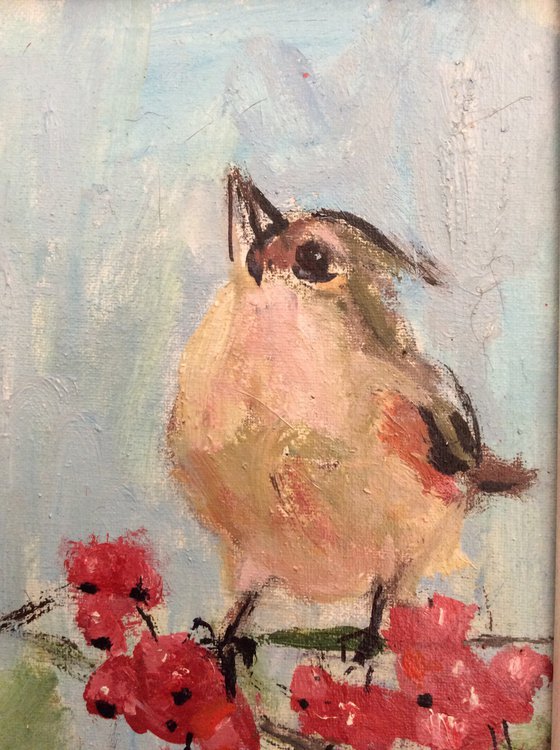 Bird on Cherries