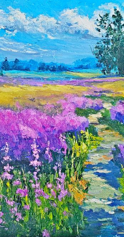Lavander Path by Olga Egorov