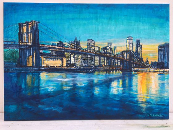 Brooklyn Bridge to Manhattan