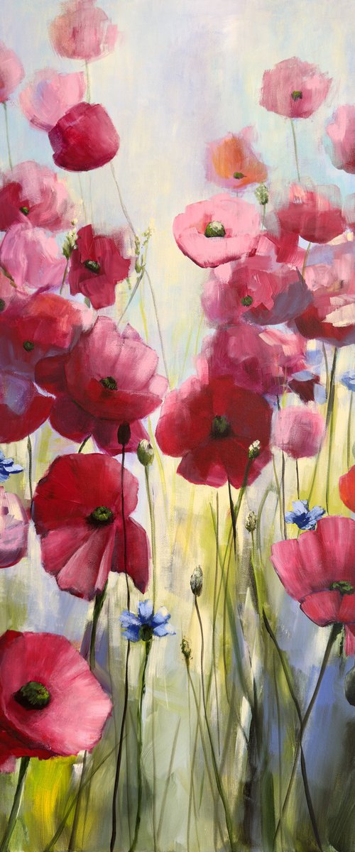 Poppies Land 11 by Sandra Gebhardt-Hoepfner