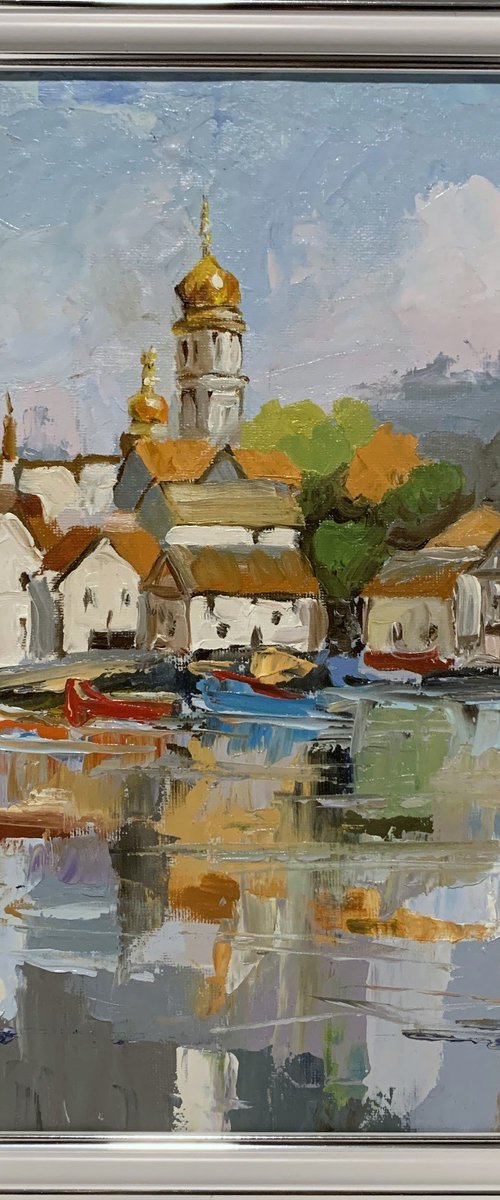 Coastal Calm in harbor. by Vita Schagen