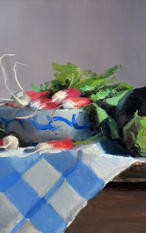 Eggplant and Radish by Pascal Giroud