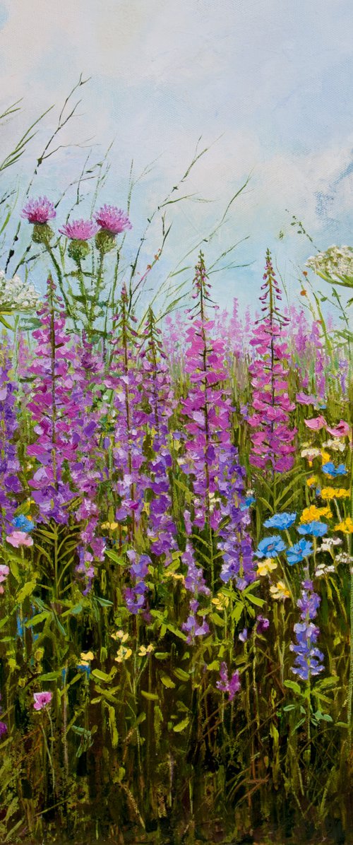 Blooming meadow. by Tetiana Vysochynska