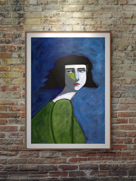 Contemporary Figurative Portrait Woman