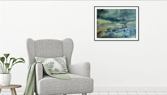 Silvery Waters - Landscape I Seascape