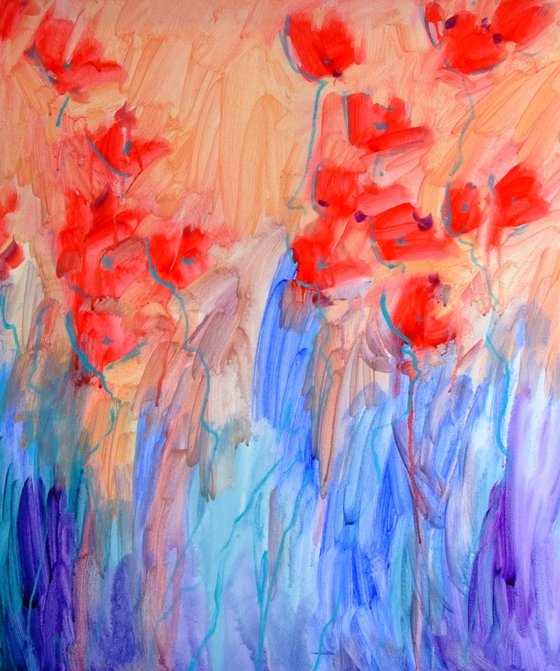 Poppies in Soft Light