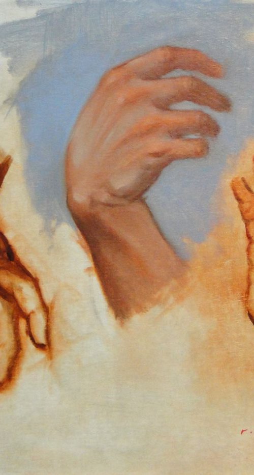 Study of Hands #2 by Rick Paller