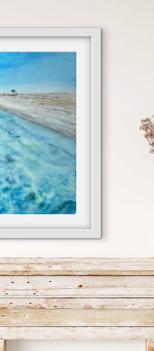 Sardinian Shoreline by Oleksandra Padushyna